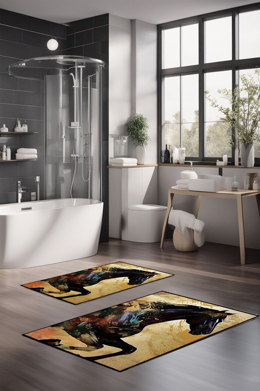 Set covorase de baie, L'essentiel Maison, CT-5421, Multicolor - imagine 3